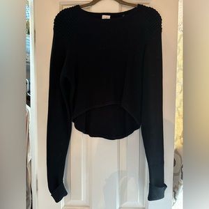 CAbi ribbed crop sweater